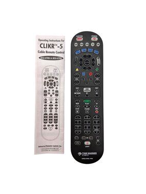 Time Warner Cable CLIKR-5 Universal Remote Control With Manual UR5U-8790L-TWD